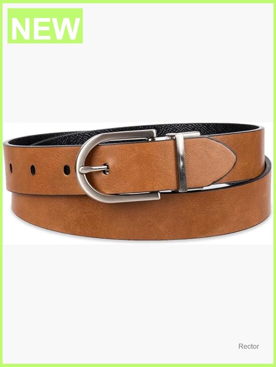 Women\'s Reversible 2-in-1 Belt for Jeans, Trousers and Dresses